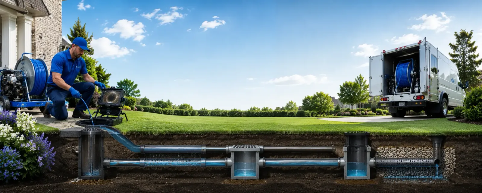 Outdoor drain cleaning information for Tuluksak, AK